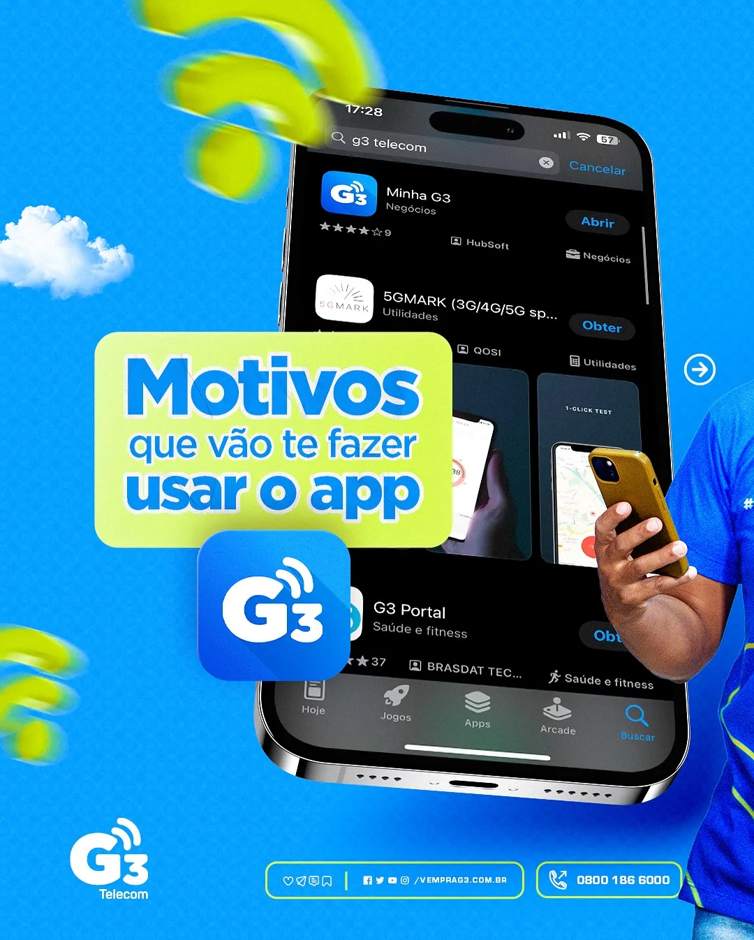 G3 internet que conecta