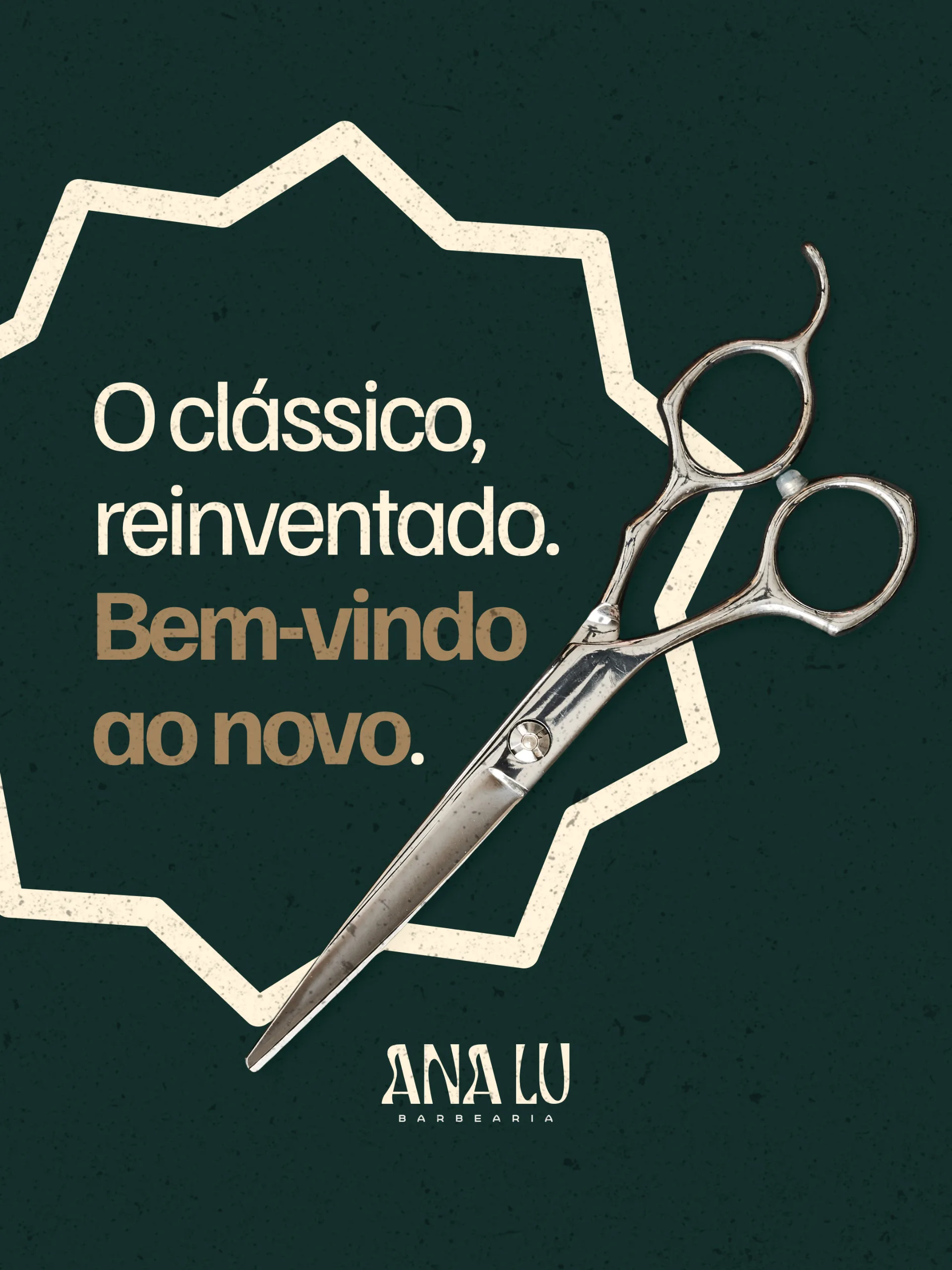 Branding AnaLu Barbearia — detalhe 2