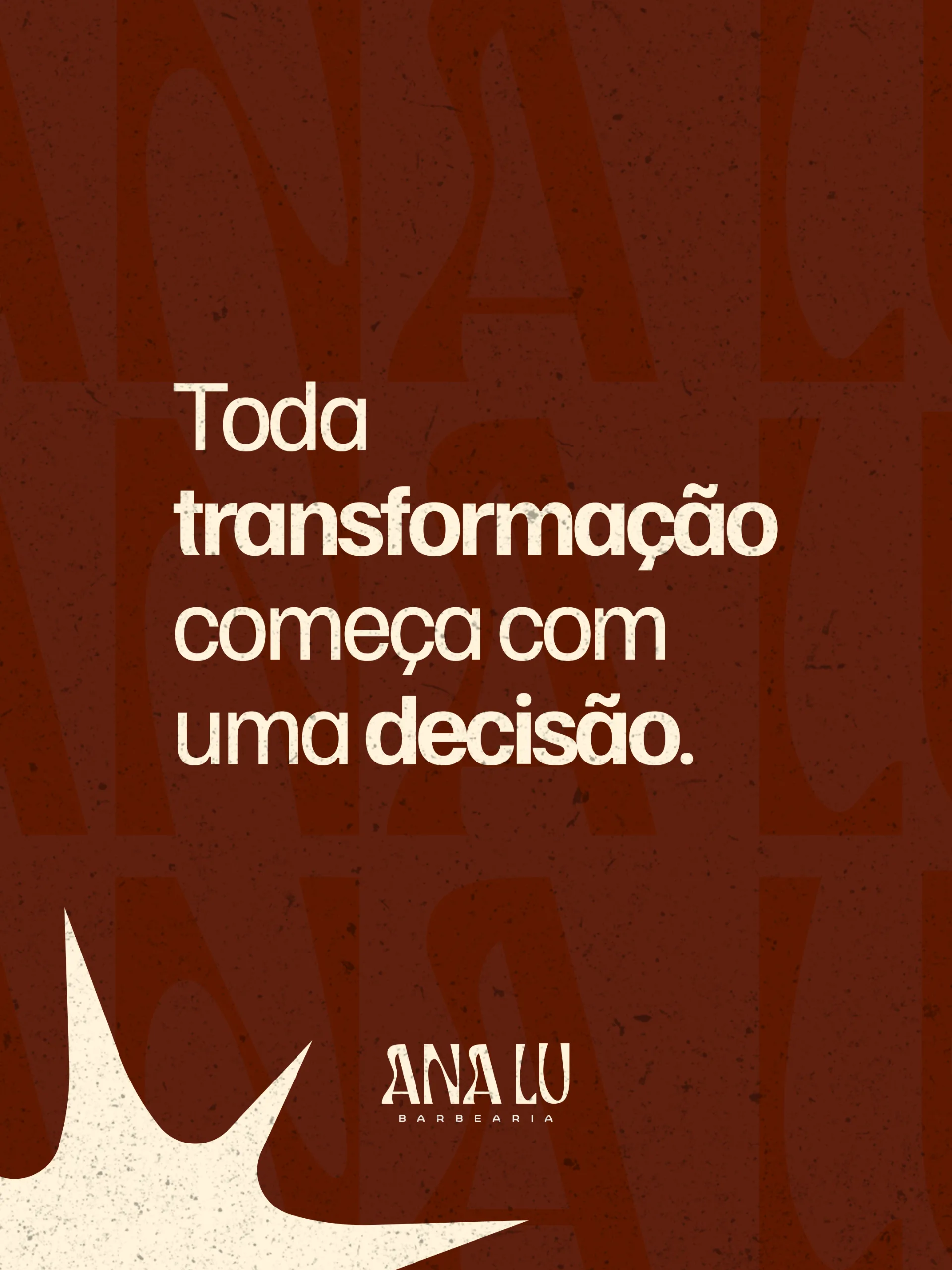 Branding AnaLu Barbearia — detalhe 1