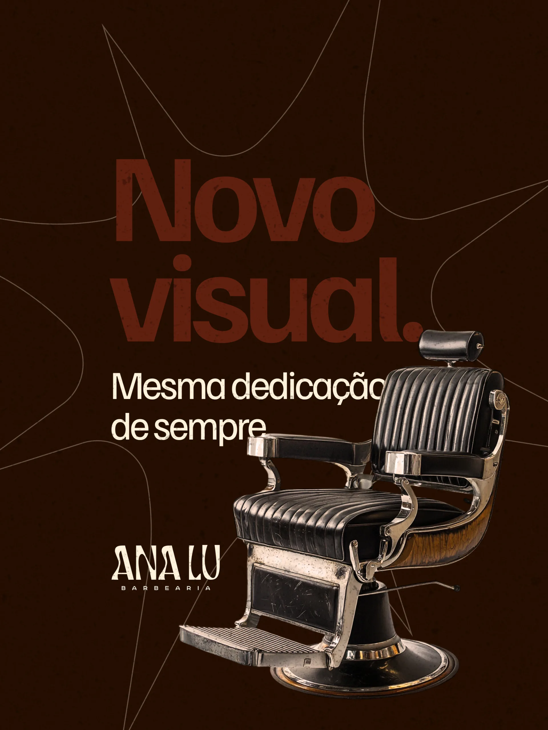 Branding AnaLu Barbearia — detalhe 3